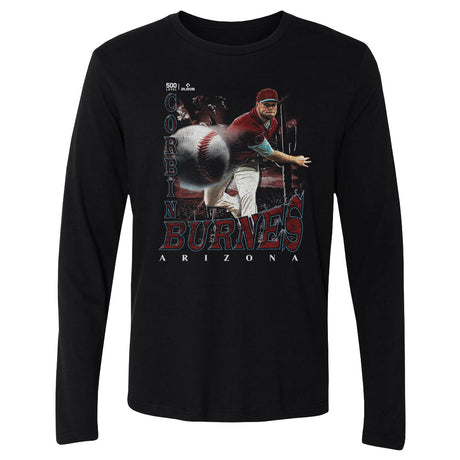 Corbin Burnes Men's Long Sleeve T-Shirt | 500 LEVEL