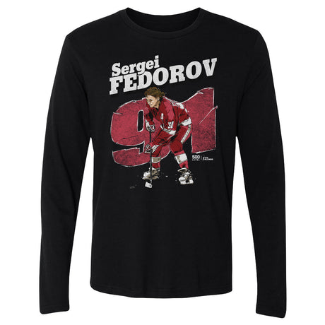 Sergei Fedorov Men's Long Sleeve T-Shirt | 500 LEVEL