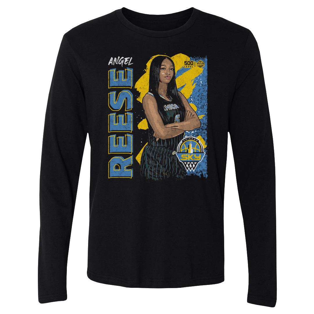 Angel Reese Men's Long Sleeve T-Shirt | 500 LEVEL