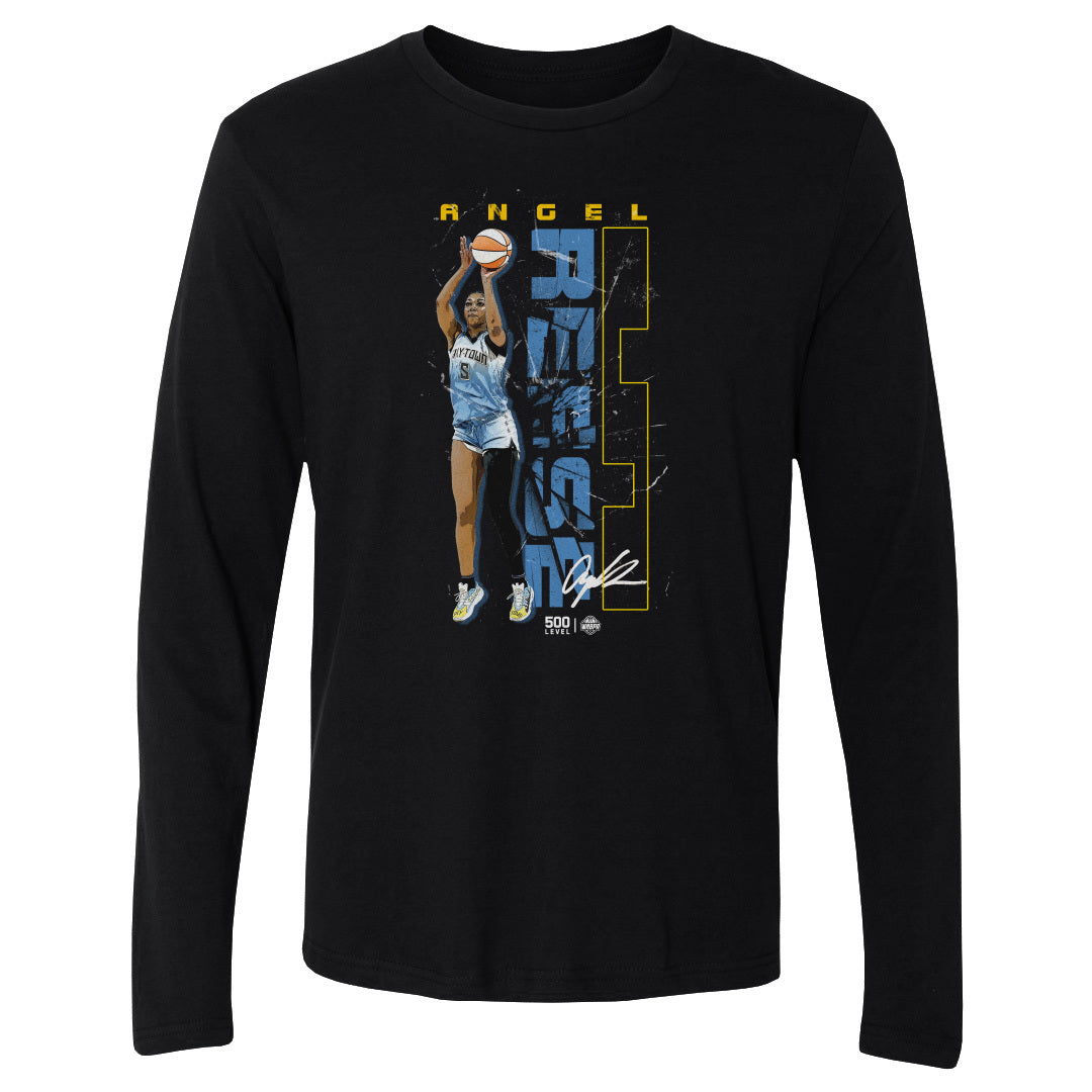 Angel Reese Men's Long Sleeve T-Shirt | 500 LEVEL