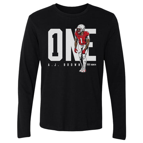A.J. Brown Men's Long Sleeve T-Shirt | 500 LEVEL