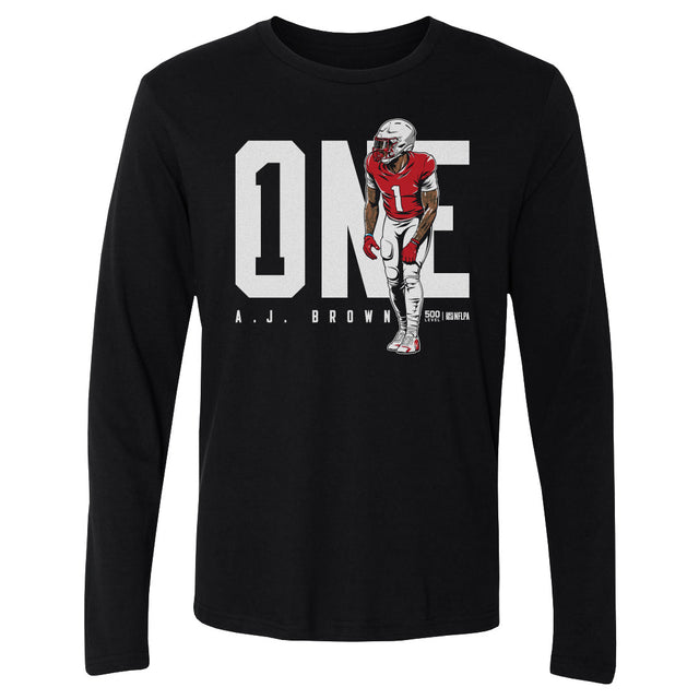 A.J. Brown Men's Long Sleeve T-Shirt | 500 LEVEL