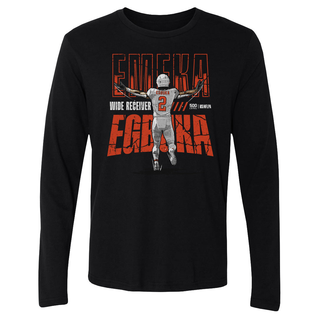 Emeka Egbuka Men's Long Sleeve T-Shirt | 500 LEVEL