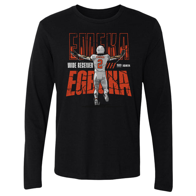 Emeka Egbuka Men's Long Sleeve T-Shirt | 500 LEVEL