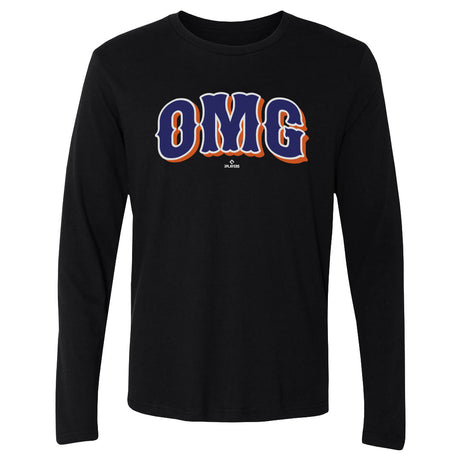 New York M Baseball Men's Long Sleeve T-Shirt | 500 LEVEL