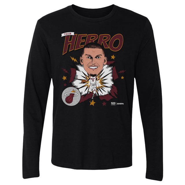 Tyler Herro Men's Long Sleeve T-Shirt | 500 LEVEL