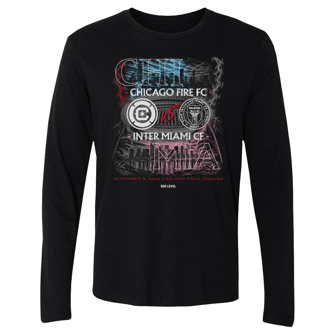 Chicago Fire FC Men's Long Sleeve T-Shirt | 500 LEVEL