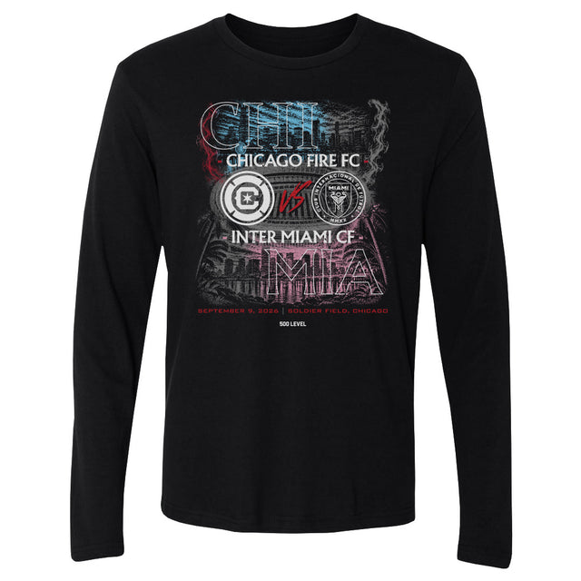 Chicago Fire FC Men's Long Sleeve T-Shirt | 500 LEVEL