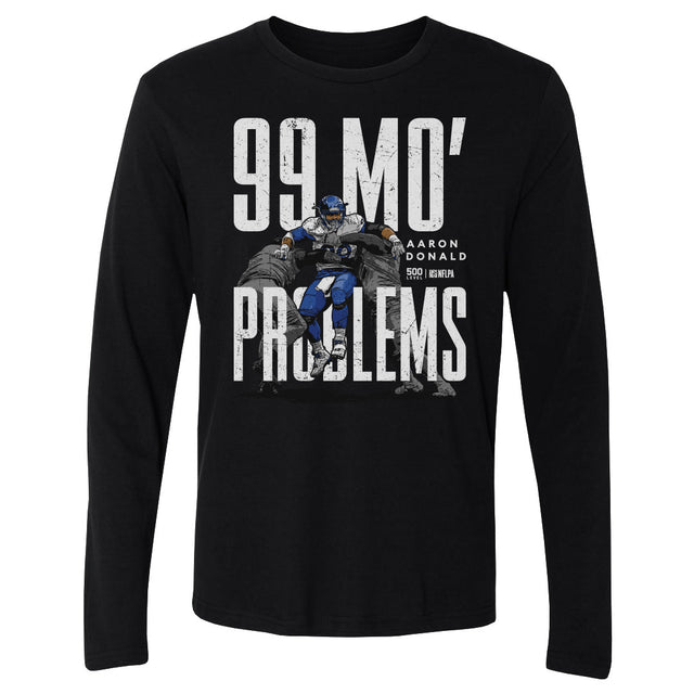 Aaron Donald Men's Long Sleeve T-Shirt | 500 LEVEL