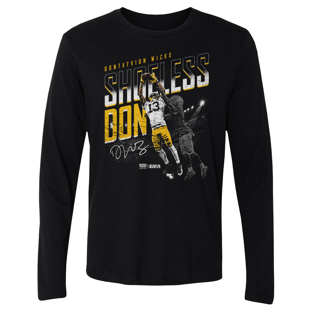 Dontayvion Wicks Men's Long Sleeve T-Shirt | 500 LEVEL
