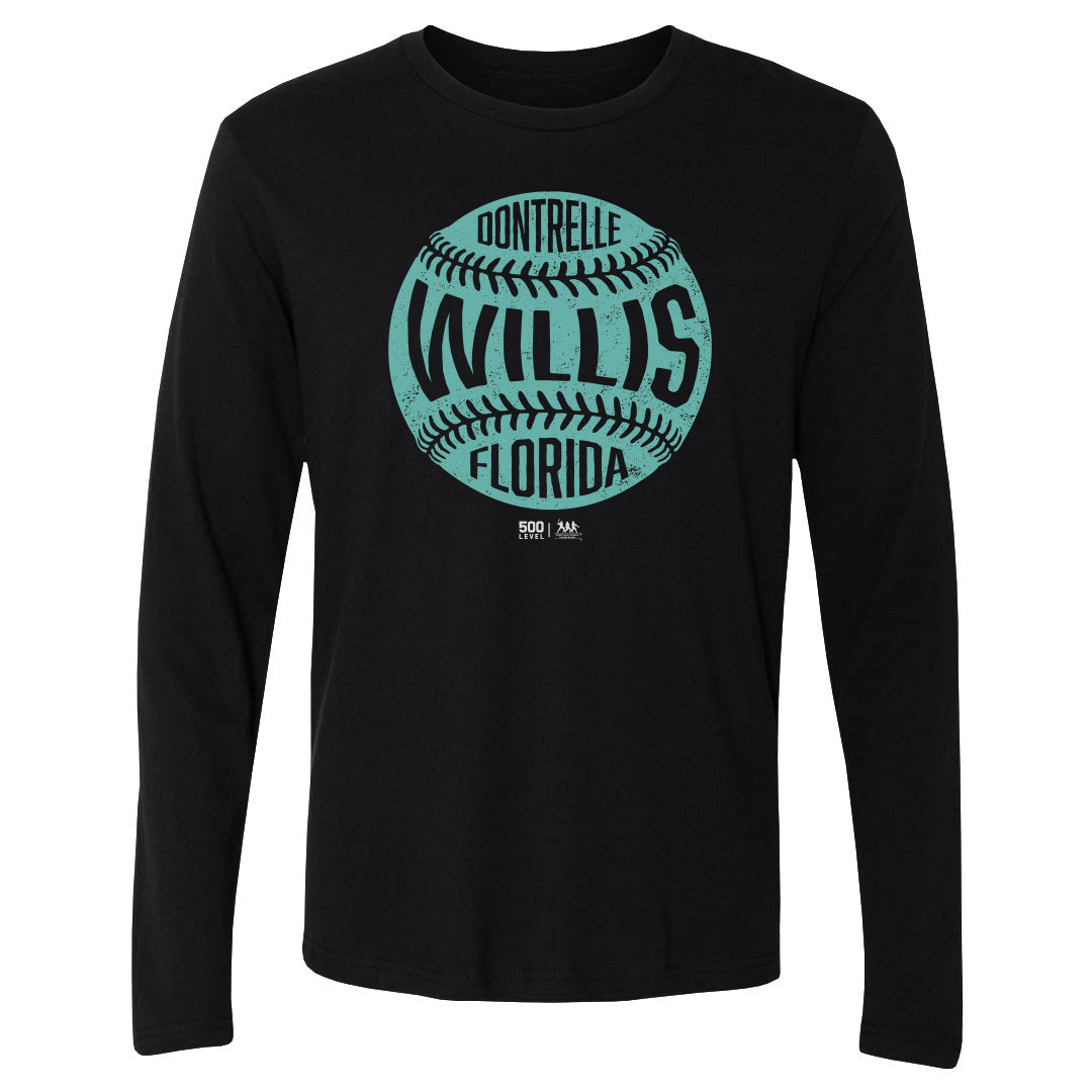 Dontrelle Willis Men's Long Sleeve T-Shirt | 500 LEVEL