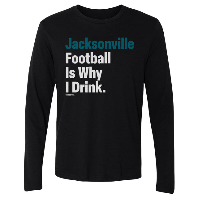 Jacksonville Football Men's Long Sleeve T-Shirt | 500 LEVEL
