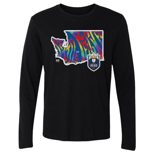 Seattle Reign FC Men's Long Sleeve T-Shirt | 500 LEVEL