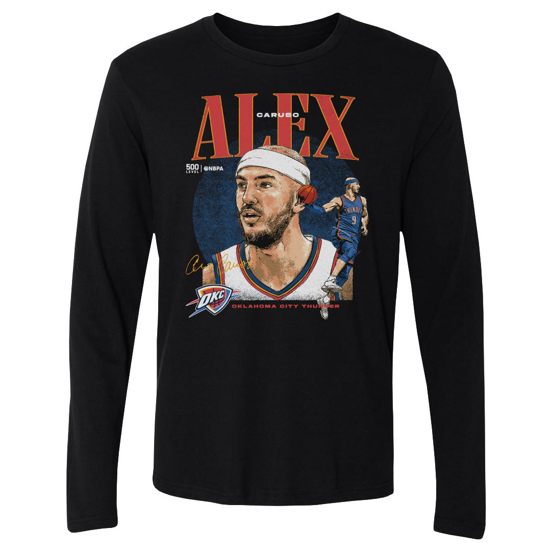Alex Caruso Men's Long Sleeve T-Shirt | 500 LEVEL