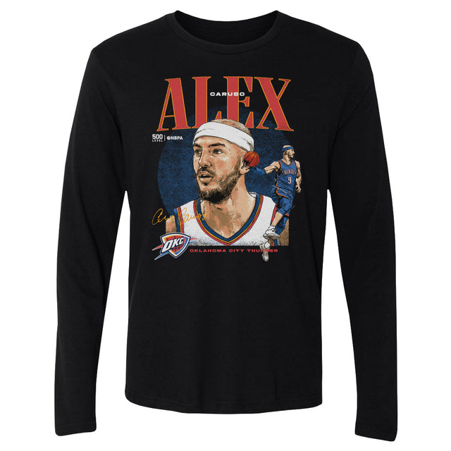 Alex Caruso Men's Long Sleeve T-Shirt | 500 LEVEL