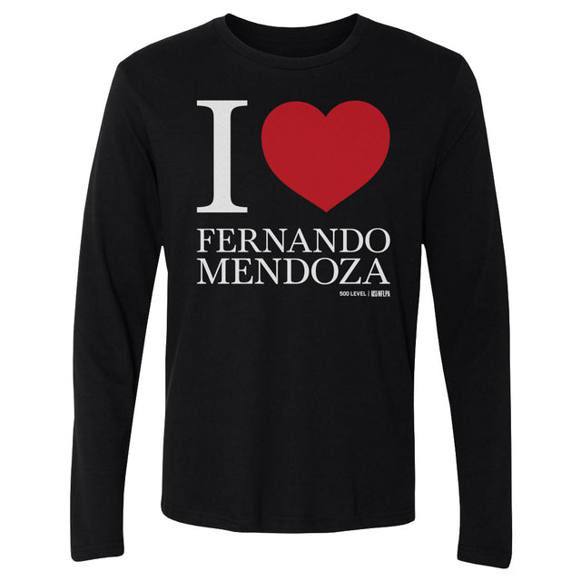 Fernando Mendoza Men's Long Sleeve T-Shirt | 500 LEVEL