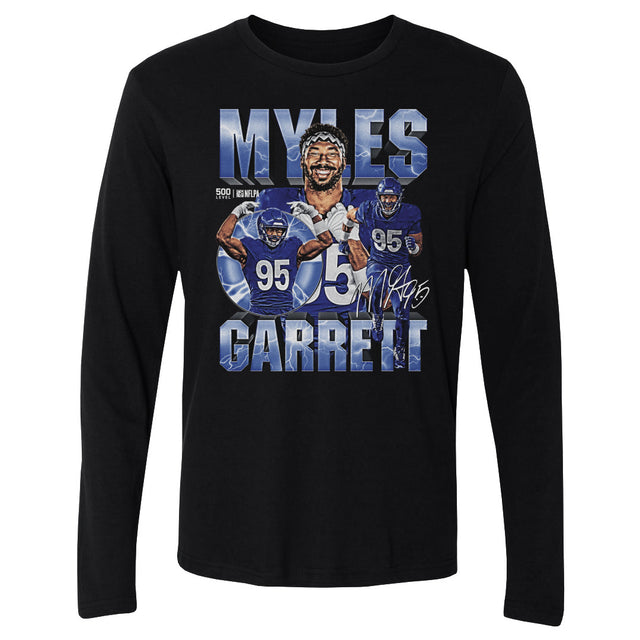 Myles Garrett Men's Long Sleeve T-Shirt | 500 LEVEL
