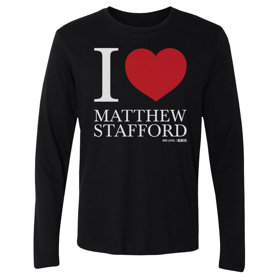 Matthew Stafford Men's Long Sleeve T-Shirt | 500 LEVEL