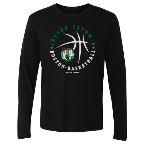 Jayson Tatum Men's Long Sleeve T-Shirt | 500 LEVEL