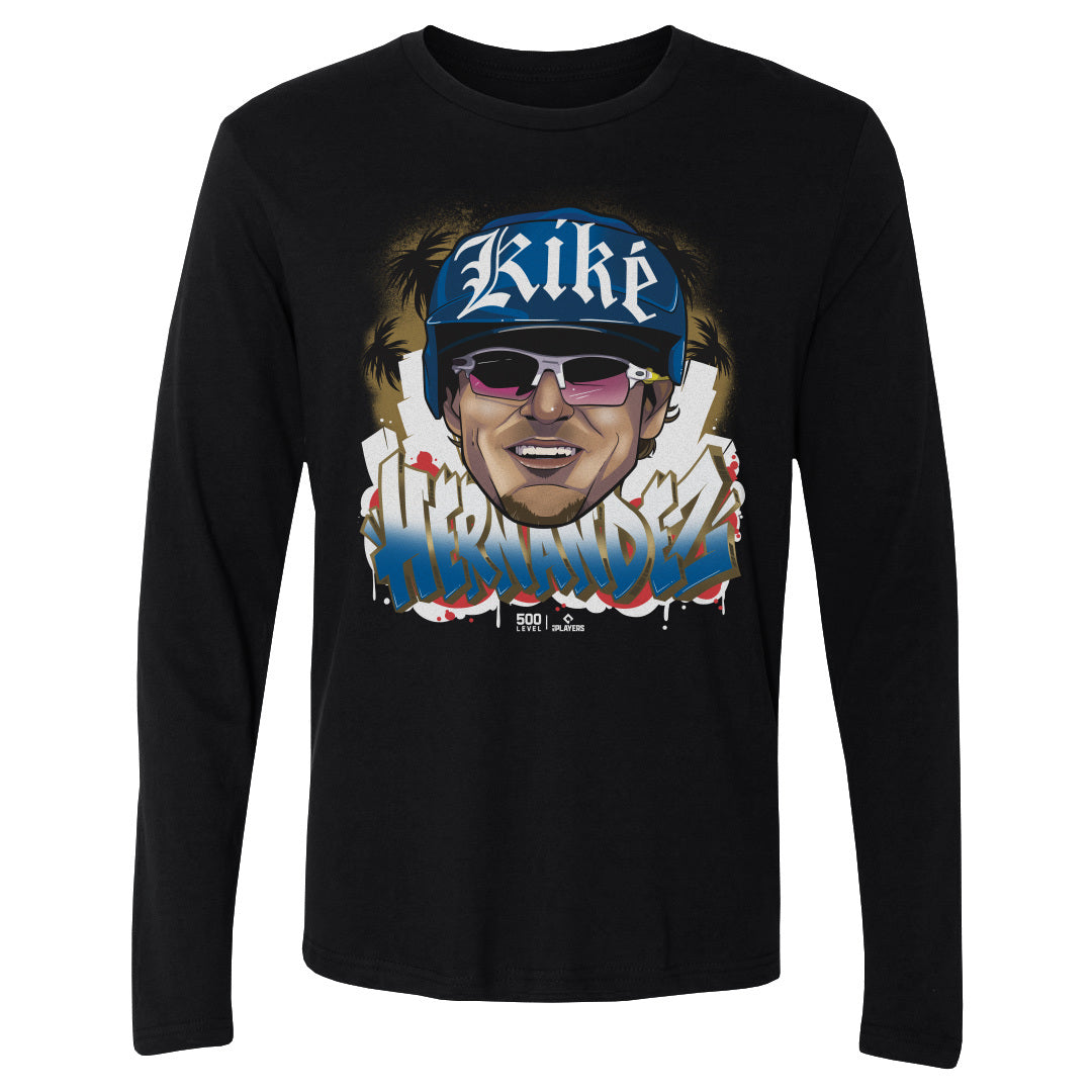 Enrique Hernandez Men's Long Sleeve T-Shirt | 500 LEVEL