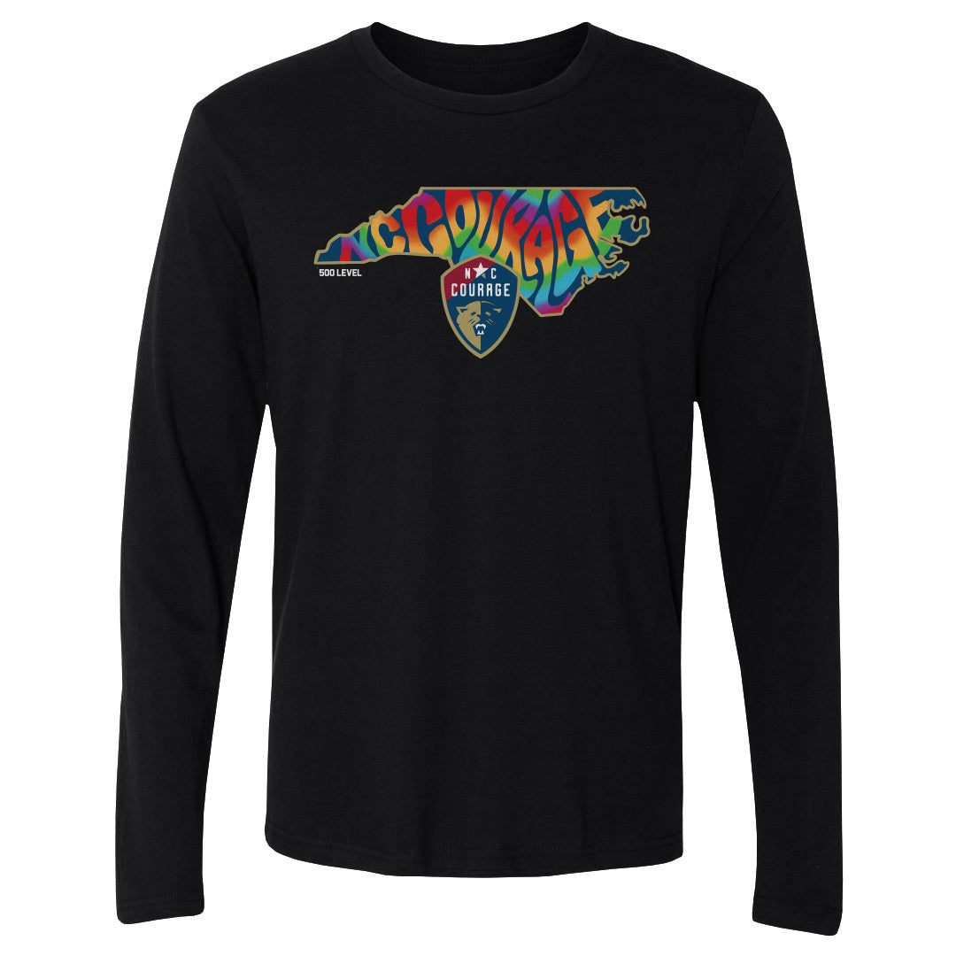 North Carolina Courage Men's Long Sleeve T-Shirt | 500 LEVEL