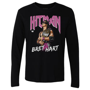 Bret Hart Men's Long Sleeve T-Shirt | 500 LEVEL