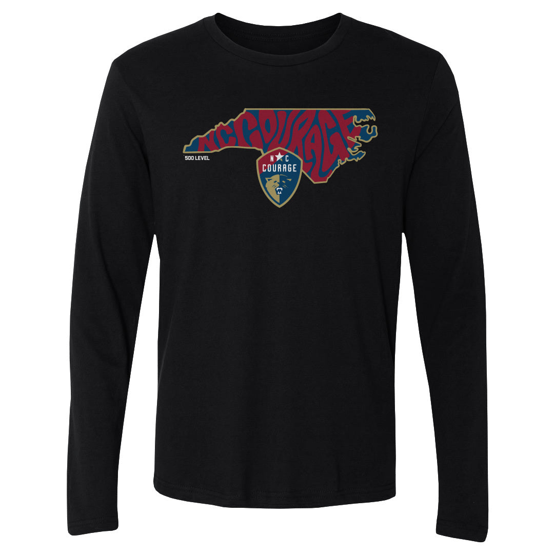 North Carolina Courage Men's Long Sleeve T-Shirt | 500 LEVEL