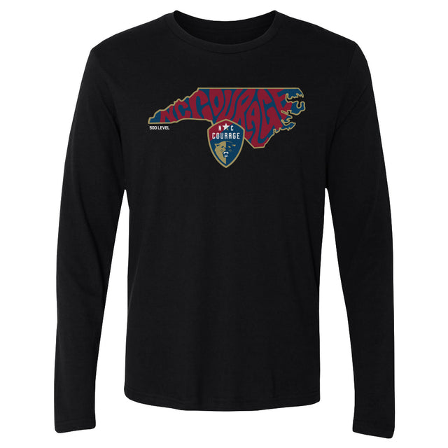 North Carolina Courage Men's Long Sleeve T-Shirt | 500 LEVEL