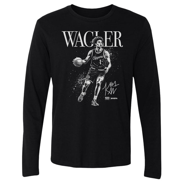 Keaton Wagler Men's Long Sleeve T-Shirt | 500 LEVEL