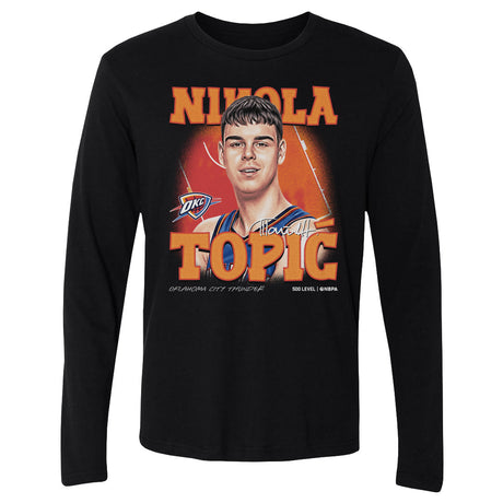 Nikola Topic Men's Long Sleeve T-Shirt | 500 LEVEL