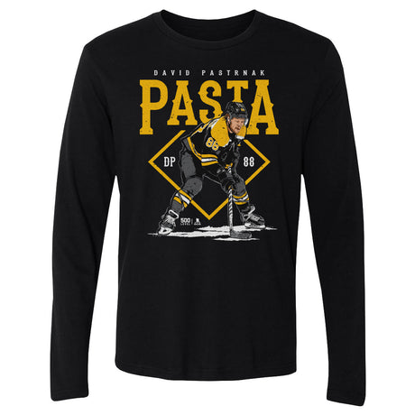 David Pastrnak Men's Long Sleeve T-Shirt | 500 LEVEL