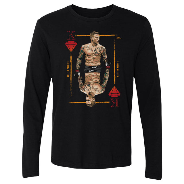 Dustin Poirier Men's Long Sleeve T-Shirt | 500 LEVEL