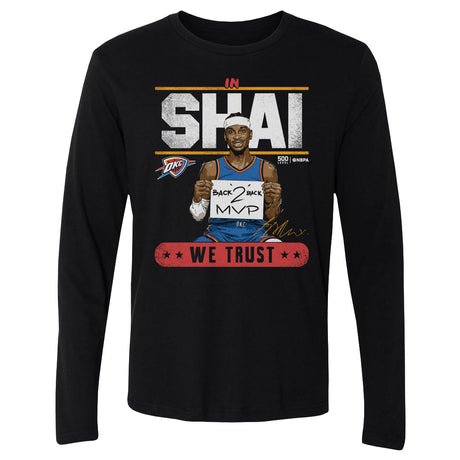 Shai Gilgeous-Alexander Men's Long Sleeve T-Shirt | 500 LEVEL