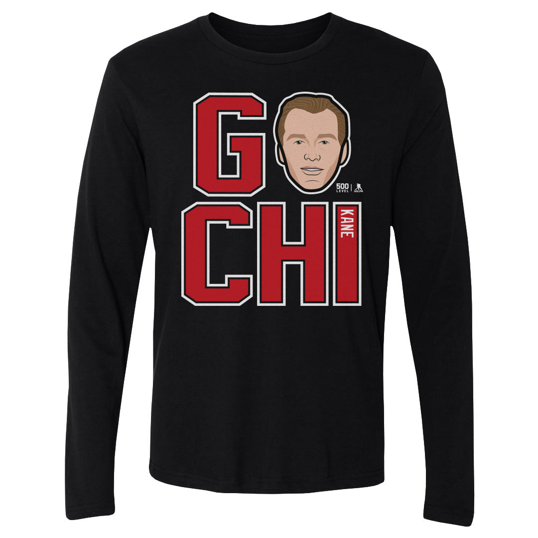 Patrick Kane Men's Long Sleeve T-Shirt | 500 LEVEL