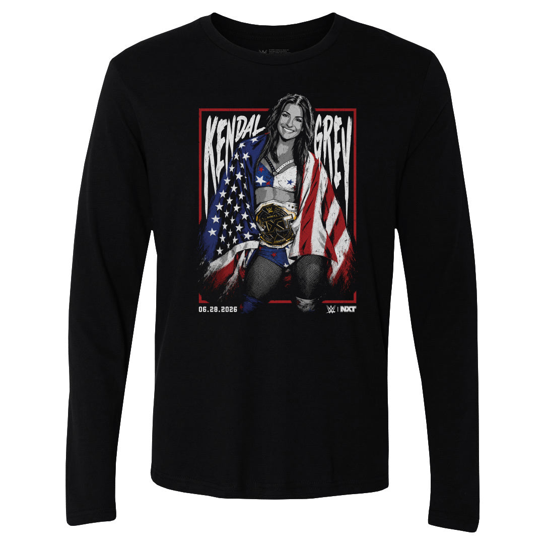 Kendal Grey Men's Long Sleeve T-Shirt | 500 LEVEL