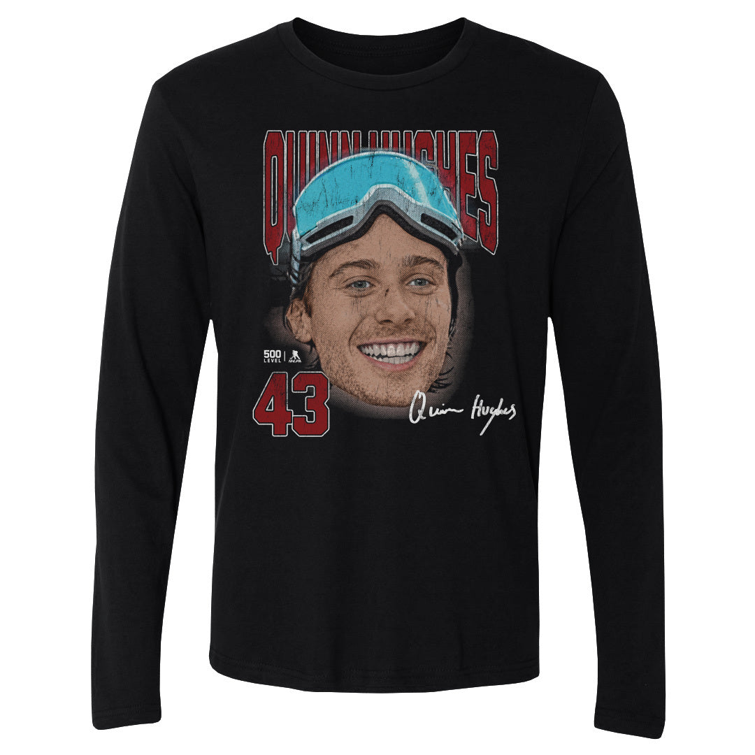 Quinn Hughes Men's Long Sleeve T-Shirt | 500 LEVEL
