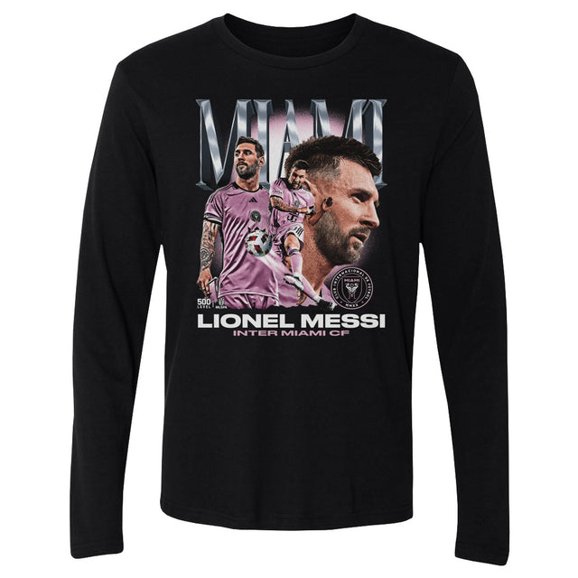 Lionel Messi Men's Long Sleeve T-Shirt | 500 LEVEL
