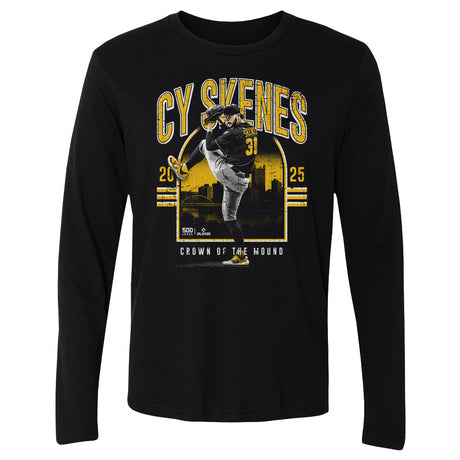 Paul Skenes Men's Long Sleeve T-Shirt | 500 LEVEL