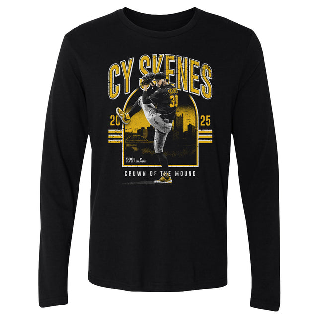 Paul Skenes Men's Long Sleeve T-Shirt | 500 LEVEL