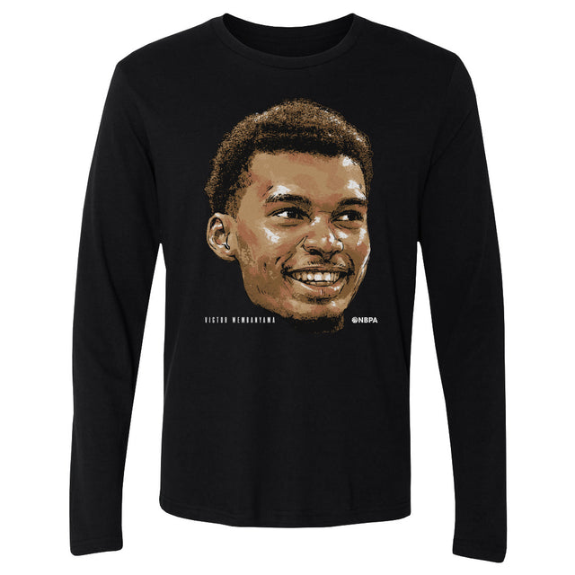 Victor Wembanyama Men's Long Sleeve T-Shirt | 500 LEVEL