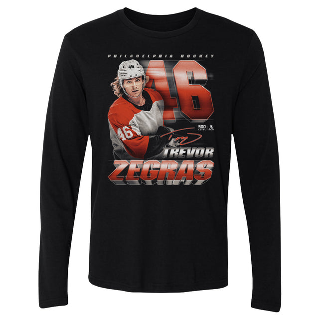 Trevor Zegras Men's Long Sleeve T-Shirt | 500 LEVEL