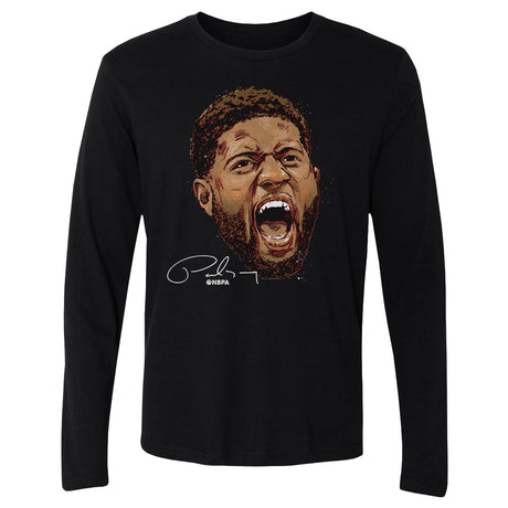 Paul George Men's Long Sleeve T-Shirt | 500 LEVEL
