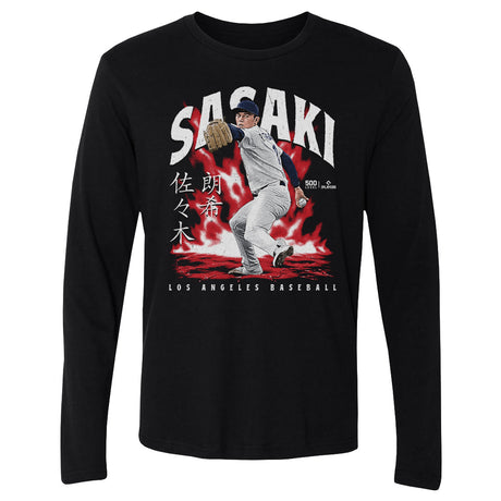 Roki Sasaki Men's Long Sleeve T-Shirt | 500 LEVEL