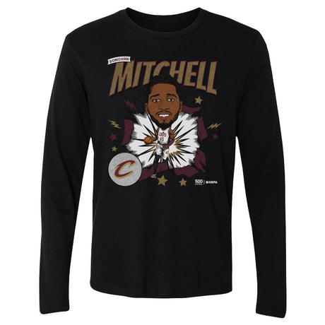 Donovan Mitchell Men's Long Sleeve T-Shirt | 500 LEVEL