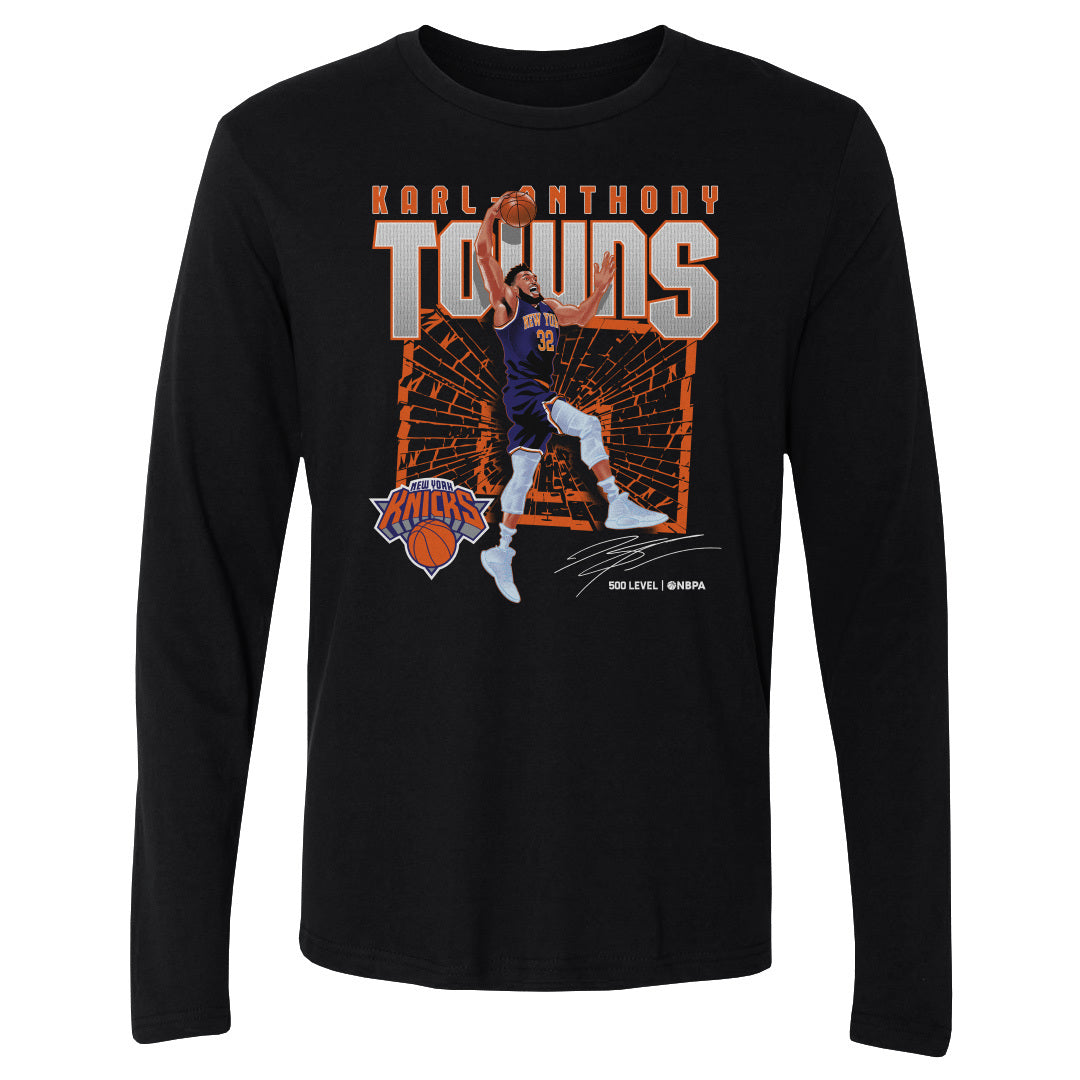 Karl-Anthony Towns Men's Long Sleeve T-Shirt | 500 LEVEL