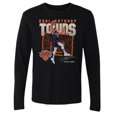 Karl-Anthony Towns Men's Long Sleeve T-Shirt | 500 LEVEL