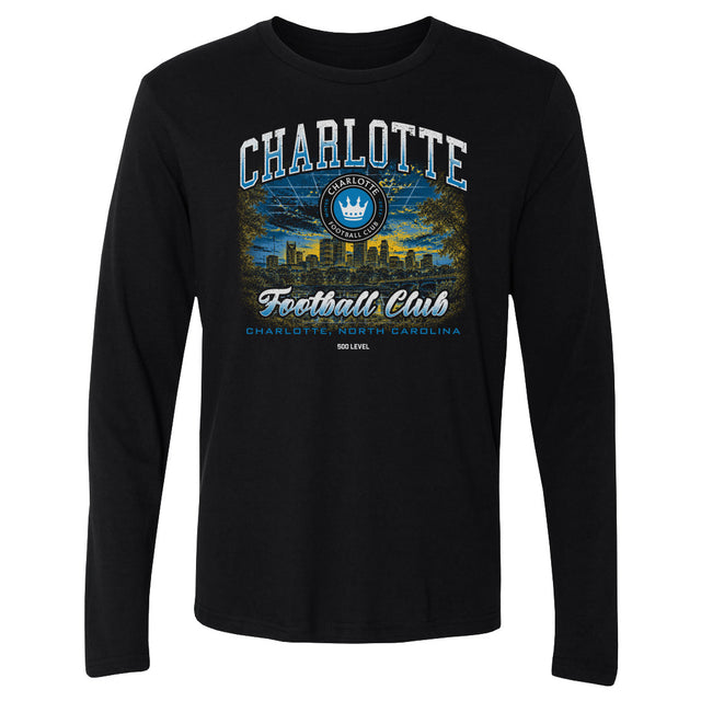 Charlotte FC Men's Long Sleeve T-Shirt | 500 LEVEL