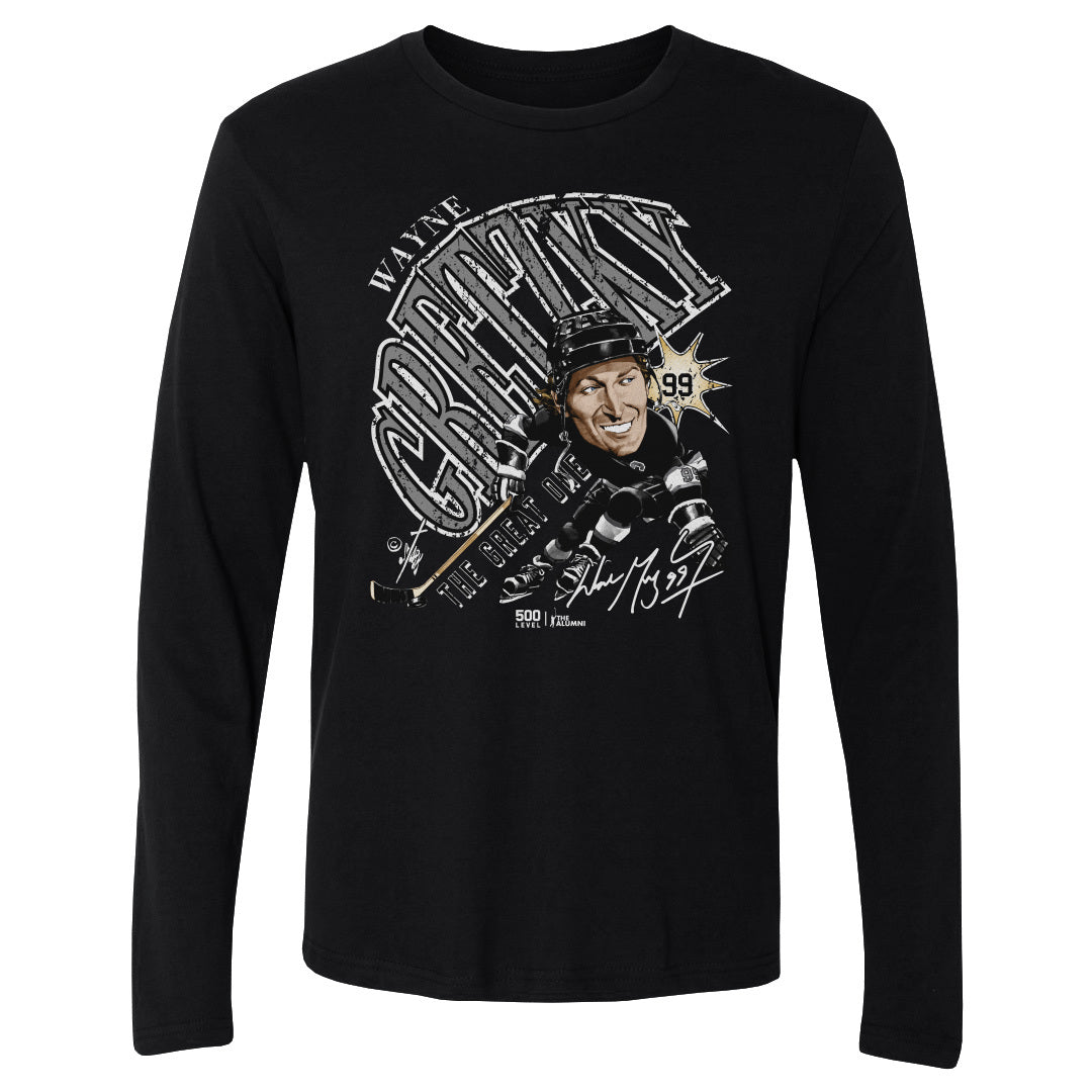 Wayne Gretzky Men's Long Sleeve T-Shirt | 500 LEVEL