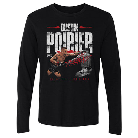 Dustin Poirier Men's Long Sleeve T-Shirt | 500 LEVEL