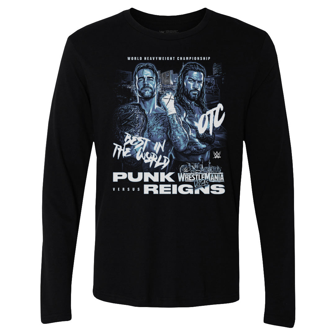 WrestleMania Men's Long Sleeve T-Shirt | 500 LEVEL